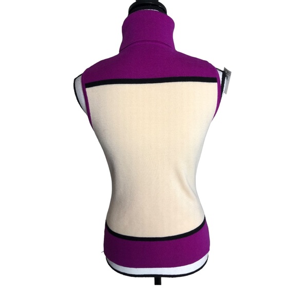 MOSCHINO Wool Turtleneck Top Sz 4 - Picture 9 of 15